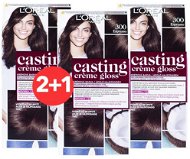 ĽORÉAL CASTING Creme Gloss 300 Espresso 3 x 180ml - Hair Dye