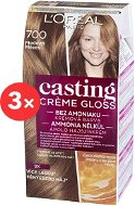 ĽORÉAL CASTING Creme Gloss 700 Medová 3 × 180 ml - Farba na vlasy