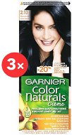 GARNIER Color Naturals 2.10 Modročierna 3 × 112 ml - Farba na vlasy