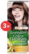 GARNIER Color Naturals 6.25 Svetlá ľadová mahagónová 3 × 112 ml - Farba na vlasy
