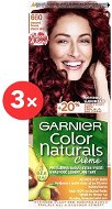 GARNIER Color Naturals 6.60 Cream&Berry intenzívne červená 3 × 112 ml - Farba na vlasy