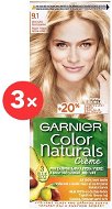 GARNIER Color Naturals 9.1 Veľmi svetlá blond popolavá 3 × 112 ml - Farba na vlasy