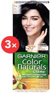 GARNIER Color Naturals 1+ Ultra čierna 3 × 112 ml - Farba na vlasy