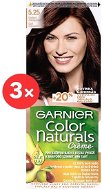 GARNIER Color Naturals 5.25 Opálová mahagónová 3 × 112 ml - Farba na vlasy