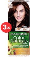 GARNIER Color Naturals 4.5 Mahagónová 3 × 112 ml - Farba na vlasy