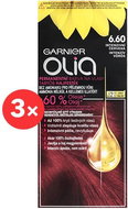 GARNIER Olia 6.60 Intense Red 3 × 50ml - Hair Dye