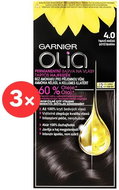GARNIER Olia 4.0 Dark Brown 3 × 50ml - Hair Dye