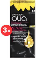 GARNIER Olia 1.0 Ultra Black 3 × 50ml - Hair Dye