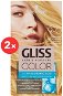 SCHWARZKOPF GLISS COLOR 9-0 Prirodzená svetlá blond 2× 60 ml - Farba na vlasy