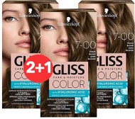 SCHWARZKOPF GLISS COLOR 7-00 Dark Blond 3 x 60ml - Hair Dye