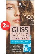 SCHWARZKOPF GLISS COLOR 7-00 Dark Blonde 2 × 60ml - Hair Dye