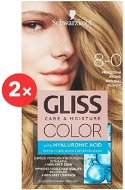 SCHWARZKOPF GLISS COLOR 8-0 Prirodzená blond 2× 60 ml - Farba na vlasy