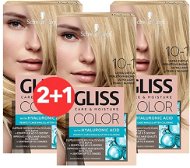 SCHWARZKOPF GLISS COLOR 10-1 Ultra svetlá perleťová blond 3× 60 ml - Farba na vlasy