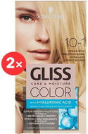 SCHWARZKOPF GLISS COLOR 10-1 Ultravilágos gyöngyszőke 2 × 60 ml - Hajfesték