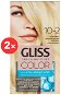SCHWARZKOPF GLISS COLOR 10-2 Natural Cool Blonde 2 × 60ml - Hair Dye