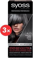 SYOSS Color 4-15 Ash Chrome 3 × 50ml - Hair Dye