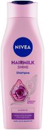 NIVEA Hairmilk Shine Shampoo 400 ml - Sampon