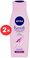 NIVEA Hairmilk Shine Shampoo, 2× 400ml - Shampoo