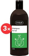ZIAJA Family Shampoo for Dry Hair - Aloe 3 × 500ml - Shampoo