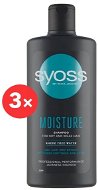 SYOSS Moisture Shampoo 3 × 440ml - Shampoo