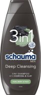 Férfi sampon Schauma 3in1 Deep Cleansing, 400ml - Šampon pro muže