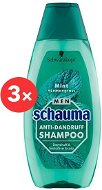 SCHWARZKOPF SCHAUMA Men Mint & Lemon 3 × 400ml - Men's Shampoo