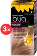 GARNIER Olia 9.1, Ashy Light Blonde, 3× 50ml - Hair Dye