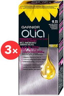 GARNIER Olia 9.11, Metallic Silver, 3× 50ml - Hair Dye