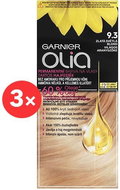 GARNIER Olia 9.3, Golden Light Blonde, 3× 50ml - Hair Dye