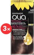 GARNIER Olia 6.0, Light Brown, 3× 50ml - Hair Dye