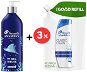 HEAD & SHOULDERS Classic Clean Anti-Dandruff Shampoo, 430ml + Good Refill, 3×480ml - Shampoo