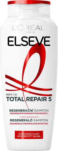 ĽORÉAL PARIS Elseve Total Repair 5 Sampon 250 ml Fő fotó ĽORÉAL PARIS Elseve Total Repair 5 Sampon 250 ml - Sampon - Fő fotó