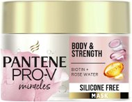 PANTENE Body & Strength Vlasová maska, Biotín + Ružová voda - Maska na vlasy