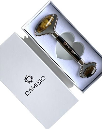 DAMIBIO Face Roller Tiger Eye in gift box - Face Roller - Main image