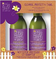 LITTLE GREEN Kids Cleanse, Protect 'n Tame Box darčeková súprava pre deti 3+ - Sada vlasovej kozmetiky