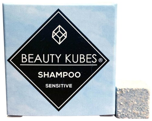 BEAUTY KUBES Stiff natural shampoo for sensitive scalp 100 g - Shampoo - Main image
