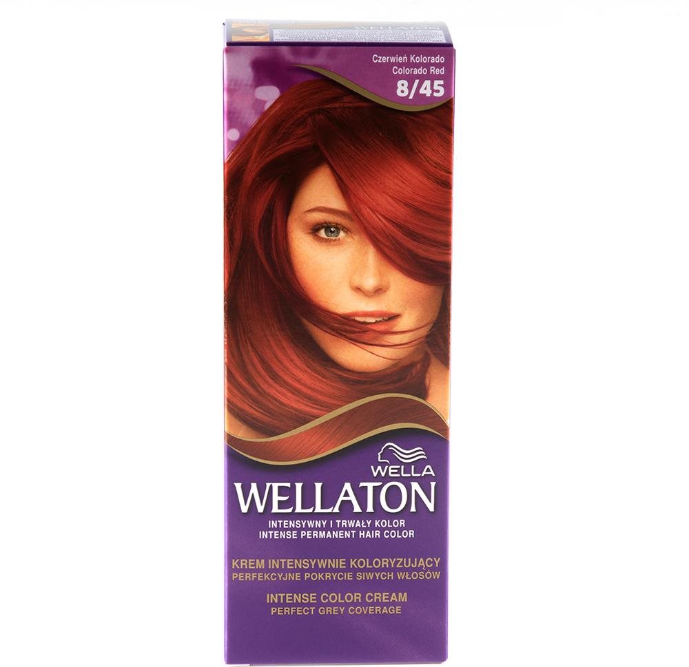 WELLA WELLATON Colour 8/45 LIGHT GRANATES RED 110ml - Hair Dye