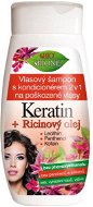 BIONE COSMETICS Bio Keratín + Ricínový olej 2 v 1 šampón s kondicionérom 260 ml - Šampón