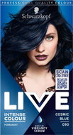 SCHWARZKOPF LIVE Intense Colour 090 Kosmická modrá 50 ml - Barva na vlasy