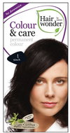 HAIRWONDER Dlouhotrvající barva černá 1 100 ml - Barva na vlasy