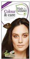 HAIRWONDER Long-lasting colour medium brown 4 100 ml - Hair Dye