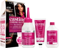 L'ORÉAL PARIS Casting Creme Gloss semi-permanent hair colour 418 chocolate mocha, 48+72+60 ml - Hair Dye