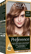 L'ORÉAL PARIS Préférence 6.0 Tmavá blond, 60+60+54 ml - Barva na vlasy