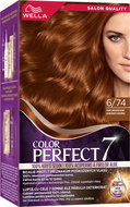 WELLA colour Perfect 6/74 Dark Amber Blonde 135 ml - Hair Dye