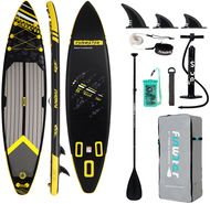 Kubisport Paddleboard 350 × 84 × 15 cm s příslušenstvím černožlutý - Paddleboard