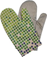 Kaptan Set of kitchen mitts Green cube 2pcs - Oven Mitt