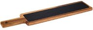 Prkénko APS Servírovací prkénko 43 × 12 cm, dřevo/břidlice - Prkénko
