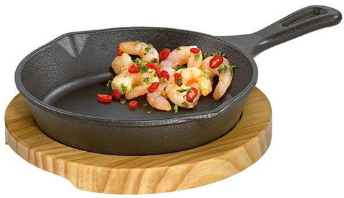 Küchenprofi Mini Serving Pan with Cutting Board, Round, BBQ - Serving Set - Main image
