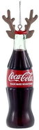 KURT ADLER Vánoční ozdoby -  láhev Coca Cola s parožím - Vánoční ozdoby