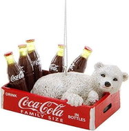 KURT ADLER Christmas decorations - lying polar bear CocaCola - Christmas Ornaments